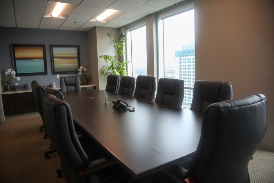 Large conference rooms available